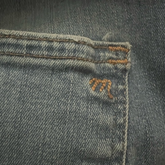 Madewell Blue Distressed Women's Jeans Size 33 - Picture 7 of 7